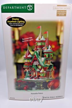 Department 56 North Pole Series Poinsettia Palace #56.56796 Collectors' Edition Department 56 North Pole Series Poinsettia Palace #56.56796 Collectors' Edition