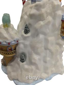 Department 56 North Pole Series Polar Bear Palace No Chips No Cracks Light Works