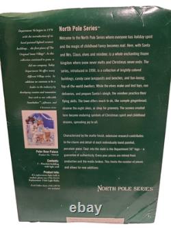 Department 56 North Pole Series Polar Bear Palace No Chips No Cracks Light Works