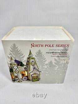 Department 56 North Pole Series Real Artificial Tree Factory RARE 402025