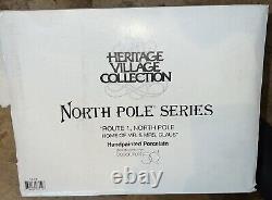 Department 56 North Pole Series Route 1 North Pole Home of Mr and Mrs Claus