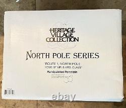 Department 56 North Pole Series Route 1 North Pole Home of Mr and Mrs Claus