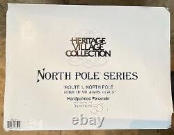 Department 56 North Pole Series Route 1 North Pole Home of Mr and Mrs Claus