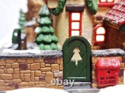 Department 56 North Pole Series Route 1 North Pole Home of Mr and Mrs Claus