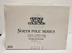Department 56 North Pole Series Route 1 North Pole Home of Mr and Mrs Claus