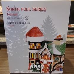 Department 56 North Pole Series Santa's North Pole Office Porcelain Lighted