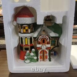 Department 56 North Pole Series Santa's North Pole Office Porcelain Lighted