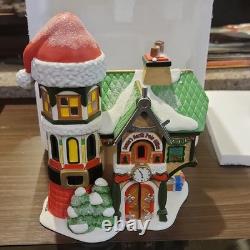 Department 56 North Pole Series Santa's North Pole Office Porcelain Lighted