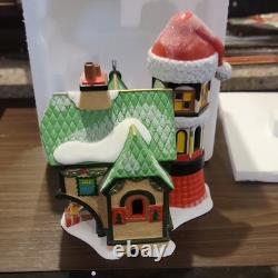 Department 56 North Pole Series Santa's North Pole Office Porcelain Lighted