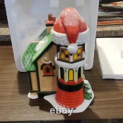 Department 56 North Pole Series Santa's North Pole Office Porcelain Lighted