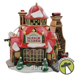 Department 56 North Pole Series Santa's Sleigh Maker Set of 2 #56950
