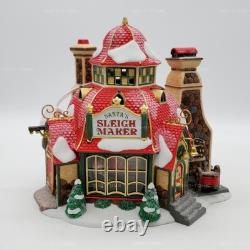 Department 56 North Pole Series Santa's Sleigh Maker Set of 2 #56950