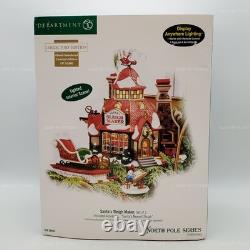 Department 56 North Pole Series Santa's Sleigh Maker Set of 2 #56950