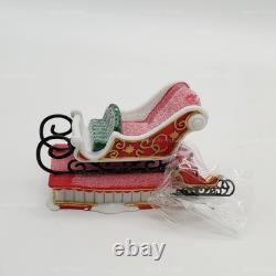 Department 56 North Pole Series Santa's Sleigh Maker Set of 2 #56950