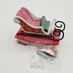 Department 56 North Pole Series Santa's Sleigh Maker Set of 2 #56950