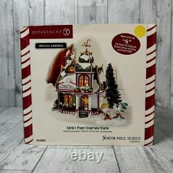 Department 56 North Pole Series Santas Paper Snowflake Studio 2006 56.57225