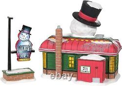 Department 56 North Pole Series Snowy's Diner Lighted Building, 6.5 In Height