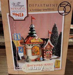 Department 56 North Pole Series The Jolly Fellow Toy Co. Porcelain 2013 Lighted