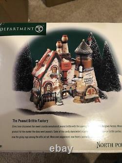 Department 56 North Pole Series The Peanut Brittle Factory #56.56701 lighted