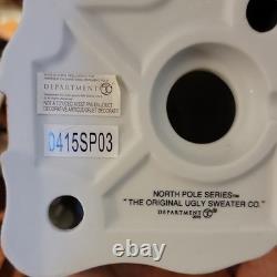 Department 56 North Pole Series Ugly Sweater Co. Illuminated Porcelain House 20