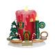 Department 56 North Pole Series Village Jack B. Nimble Candle Ornament Lit House