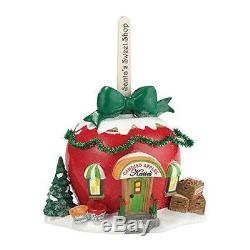 Department 56 North Pole Series Village Katie's Candied Apples Lit House, 5.2-I