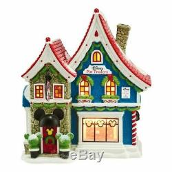 Department 56 North Pole Series Village Mickey'S Pin Traders With Pin Light