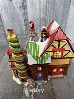 Department 56 North Pole Series Village NORTH POLE M&M'S CANDY FACTORY & Extra