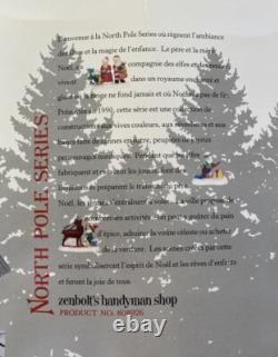 Department 56 North Pole Series Zenbolt's Handyman shopVillage 808926 NEW
