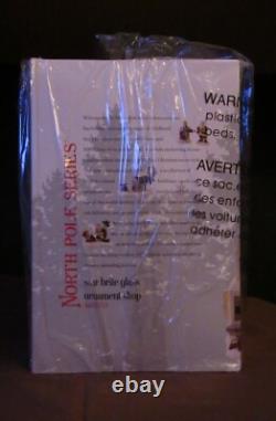 Department 56 North Pole Star Brite Glass Ornament Shop 4030712 NIB RETIRED