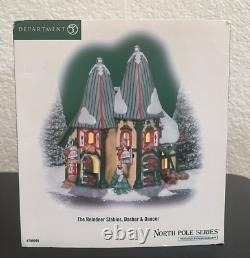 Department 56 North Pole The Reindeer Stables, Dasher & Dancer 799999 retired