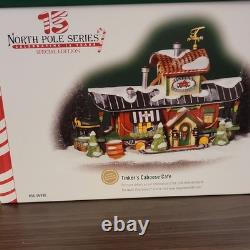 Department 56 North Pole Tinker's Caboose Cafe Special Edition Porcelain 2004