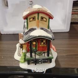 Department 56 North Pole Tinker's Caboose Cafe Special Edition Porcelain 2004