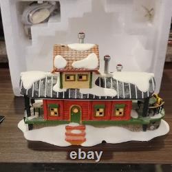 Department 56 North Pole Tinker's Caboose Cafe Special Edition Porcelain 2004