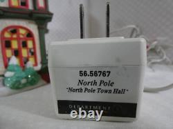 Department 56 North Pole Town Hall #56767 North Pole Series Perfect & Works