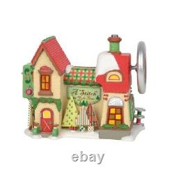 Department 56 North Pole Village A Stitch In Yule Time Building Figurine 6003111