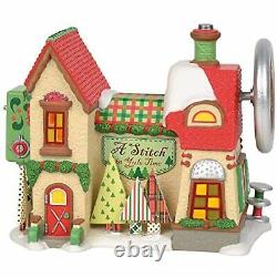 Department 56 North Pole Village A Stitch in Yule Time Animated Building 6003111