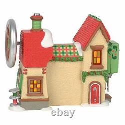 Department 56 North Pole Village A Stitch in Yule Time Animated Lit Building