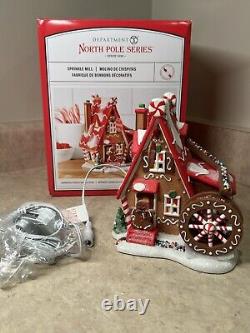 Department 56 North Pole Village Animated North Pole Sprinkle Mill #6013431
