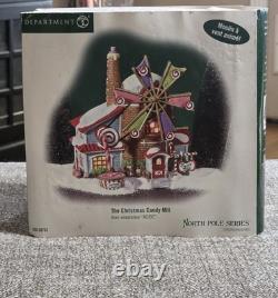 Department 56 North Pole Village Animated The Christmas Candy Mill #56762 withCord