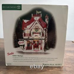Department 56 North Pole Village Barbie Boutique NIB Never Used SKU 56.56739