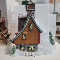 Department 56 North Pole Village Bob's Sled Thrill Ride Lit House 4044838 RARE