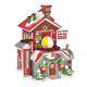Department 56 North Pole Village Bouncys Ball Factory Building 6000614 New