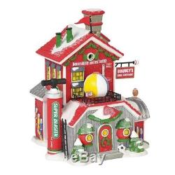 Department 56 North Pole Village Bouncys Ball Factory Building 6000614 New