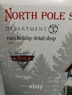 Department 56 North Pole Village Cars Holiday Detail Shop House #4025277 New