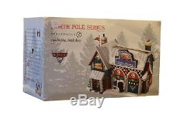 Department 56 North Pole Village Cars Holiday Detail Shop Lit House #4025277