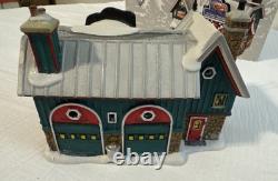 Department 56 North Pole Village Cars Holiday Detail Shop Lit House #4025277