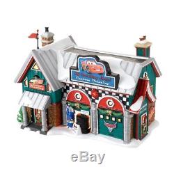 Department 56 North Pole Village Cars Holiday Detail Shop Lit House, 5.55 inch