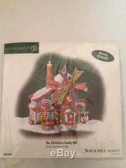 Department 56 North Pole Village Christmas Candy Mill 56762 New Christmas