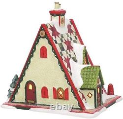 Department 56 North Pole Village Christmas Quilts Building 6 Inch 6009771